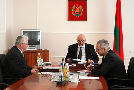 Валериан Руньковский на встрече с Президентом и Вице-президентом